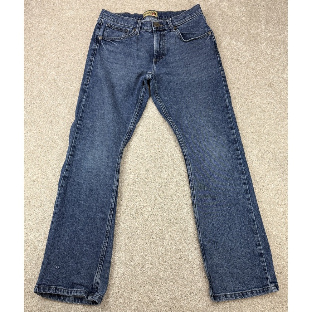 Wrangler 20X Style 42 Vintage Bootcut Jeans Mens 30x30 (Fits 30x29) Blue Western